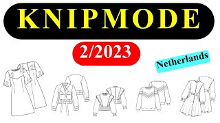 KNIPMODE 2/2023 🧥✂️Netherlands #BURDA EXTRA 😍#Fashion Style🌸