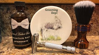 3 Jan 19 SOTD Grooming Dept Chyphre Conifere & Jeeves Mountain Rain