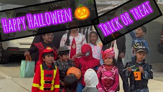 Trick or Treat Halloween party at Abhi Apartment| Happy Halloween 🎃