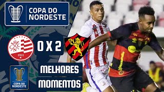 🚨 Náutico 0 x 2 Sport | Melhores Momentos | futebol | Copa do Nordeste 2023 🚨