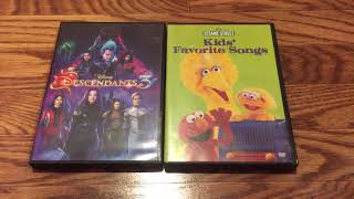 My Descendants 3 and Kids' Favorite Songs 1 DVDs