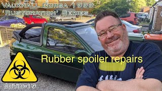 #14  Rubber rear Spoiler Repairs, Easy rubber repairs