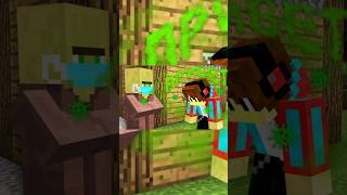 ЖИТЕЛЬ ЗАРАЗИЛ МЕНЯ В МАЙНКРАФТ | Компот Minecraft #компот #minecraft #shorts #болезнь