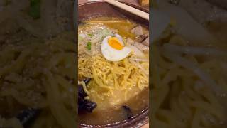 Free Boiled Eggs! Hokkaido Miso Ramen #ramen #asmreating #shorts