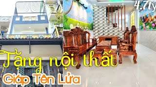 Bán nhà Bình Tân giá rẻ: 3 TẦNG "TẶNG NỘI THẤT" Giáp Khu Tên Lửa | hẻm 363 Bình Trị Đông (Đất Mới)