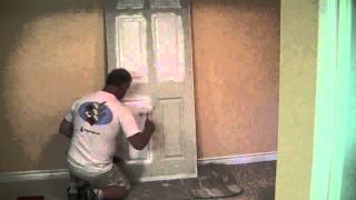 How To Paint A Panel Door With A Wiz Roller