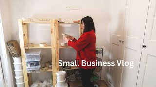 Small Business Vlog I Making Eat Me, Dip Me Bowls I Preparing candles for the market