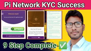 Pi Network KYC Success | Pi Network 9 Step Complete 2024 | Pi Kyc New Update | The Rishi Update