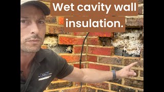 Wet cavity wall insulation causing humidity and damp problems in Brighton, Sussex