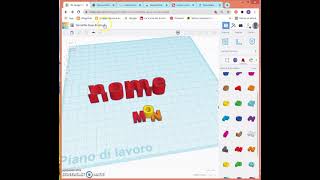 scritte in corsivo e font diversi  in TINKERCAD