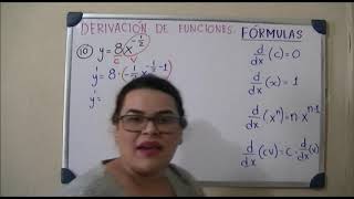 6. Derivada de una constante por una variable elevada a un exponente 5/5