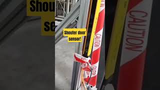 PE SENSOR ON SLIDING DOOR#automation #engineering #viral #power #construction