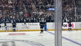 Anze Kopitar breaks LA Kings franchise game played record at Kings vs Bruins 10/21/23