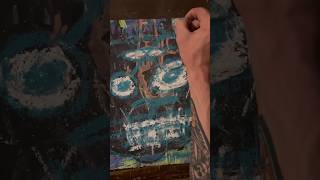 Daily Faces Challenge: Day 207/365 - Expressive Mixed Media Drawing on  Wood | Art Timelapse #shorts