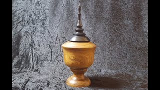 Woodturning - Quick demo of lidded box