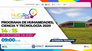 PROGRAMA DE HUMANIDADES, CIENCIA Y TECNOLOGÍA 2020 JUEVES 15 OCTUBRE