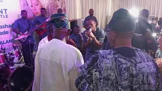 former President Olusegun Obasanjo forget Nigeria worries dance to King Sunny ade