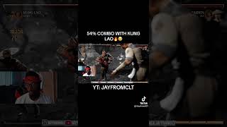 Kung Lao 53% Combo - MK1 #mk1 #shorts #jayfromclt