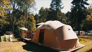 Camping Les Murmures du Lignon à Tence, en Haute Loire, Auvergne avec piscine