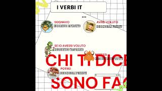 LEARN ITALIAN WITH SHORTS - TROPPI VERBI - I VERBI ITALIANI SONO DIFFICILI