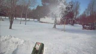 Snow Blowing With the 210/211