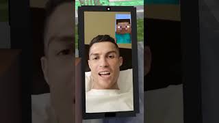 Steve Video Call with Ronaldo - Minecraft Animation