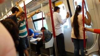 012 Inside MTR train   Hong Kong 1