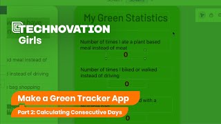 Make a Green Tracker App Part 2 | #technovation #codingtutorials