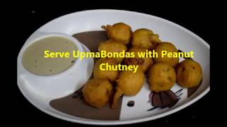 Leftover Upma Bonda - Evening Snacks || Bonda with LeftOver Upma By LaxmiYoutube