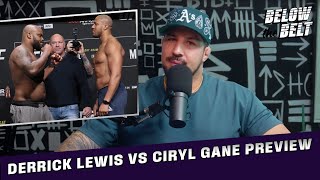 Who Wins Between Derrick Lewis & Ciryl Gane | BELOW THE BELT with Brendan Schaub