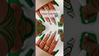 Trendy Aesthetic Nails 2023🦋#aesthetic #shortvideo #viral #shorts#short