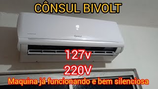 COMO FAZER INSTALAÇÃO DE AR CONDICIONADO CONSUL BIVOLT 127V  / 220V E LIGAÇÃO DE PLACA DC+ DC- SI