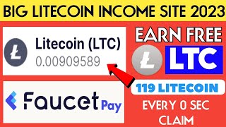 Free Litecoin Claim Website 🤑 Claim Unlimited LTC Every Second🔥Faucetpay Earning Website 2023