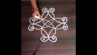 Diwali Simple muggulu designs #rangoli #muggulu