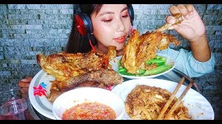 Korean Honey Fried Chicken Recipe / Fried Chicken Recipe with Honey / Eating Honey Fried Chicken