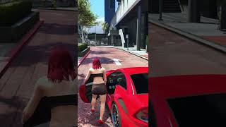 LOS SANTOS CRAZY GIRL SMOKING KILLS MOMENT! GTA 5 #shorts