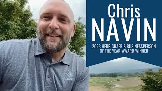 Introducing our 2023 Herb Graffis Businessperson of the Year Award winner, Chris Navin