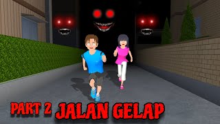 Yuta Dan Mio Ketemu Hantu Pocong Dan Kuntilanak Di Jalan Gelap Part 2 || Sakura School Simulator