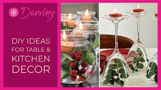 DIY Ideas for Table and Kitchen Decor