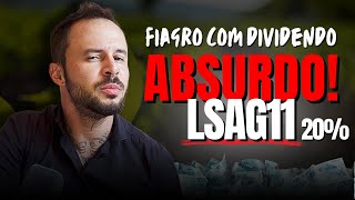 Fiagro com 20% DIVIDEND YIELD e desconto na cota P/VP 0,8 é oportunidade ou cilada? LSAG11 análise