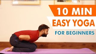 10 Min Easy Yoga Routine for Beginners (Follow Along) | 10 Min Simple Yoga for Beginners