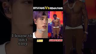 FAN RIVALRY   BTS FANS VS REMA FANS  shorts #btsarmy #bts