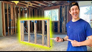 How To Build The Most Sturdy Half Wall! |Fixer Upper|