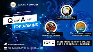 FIRST AMA IN THE MAIN EAGLE MINING NETWORK TELEGRAM GROUP I English