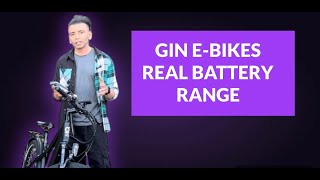 300+ Miles on a Single Charge 🔥 | Real Battery Range of GIN E-Bikes 🔋