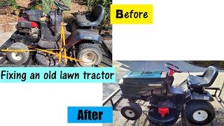 Fixing an old crasftman lawn tractor