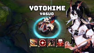 Crimson Yotohime Yasuo | Custom Skin Spotlight #shorts