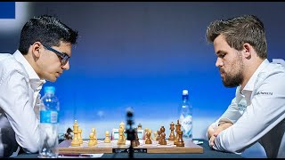 Dama ili figure: Anish Giri - Magnus Carlsen, Meltwater Finals 2021.