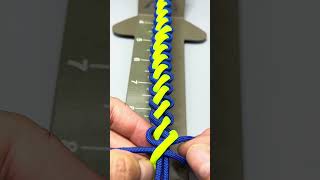 Make a Two-Color Paracord Bracelet #shorts #paracordbracelet  #diyparacord