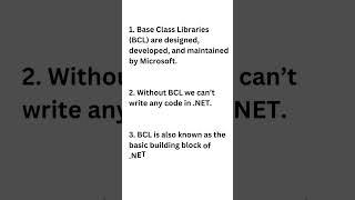 C# tutorial for beginners | What is BCL